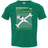 T-Shirts Kelly / 2T SWORDFISH SERVICE AND REPAIR MANUAL Toddler Premium T-Shirt