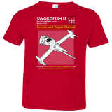 T-Shirts Red / 2T SWORDFISH SERVICE AND REPAIR MANUAL Toddler Premium T-Shirt