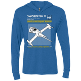 T-Shirts Vintage Royal / X-Small SWORDFISH SERVICE AND REPAIR MANUAL Triblend Long Sleeve Hoodie Tee