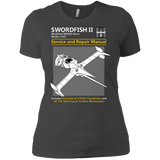 T-Shirts Heavy Metal / X-Small SWORDFISH SERVICE AND REPAIR MANUAL Women's Premium T-Shirt