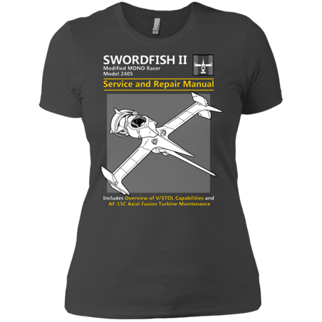T-Shirts Heavy Metal / X-Small SWORDFISH SERVICE AND REPAIR MANUAL Women's Premium T-Shirt