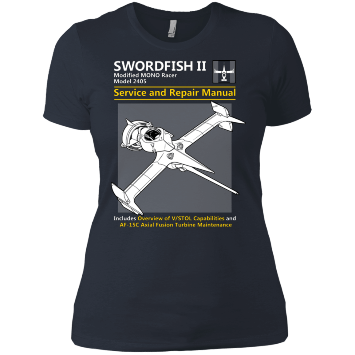 T-Shirts Indigo / X-Small SWORDFISH SERVICE AND REPAIR MANUAL Women's Premium T-Shirt