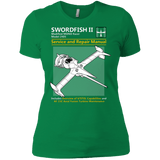 T-Shirts Kelly Green / X-Small SWORDFISH SERVICE AND REPAIR MANUAL Women's Premium T-Shirt