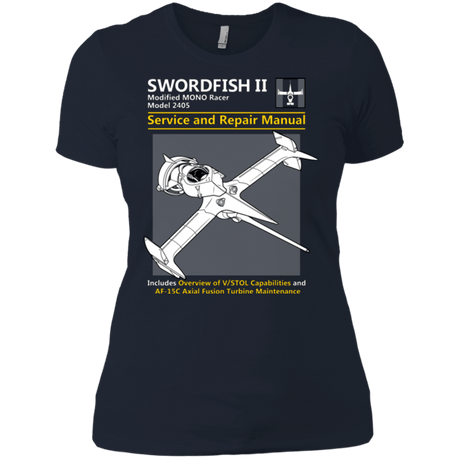 T-Shirts Midnight Navy / X-Small SWORDFISH SERVICE AND REPAIR MANUAL Women's Premium T-Shirt