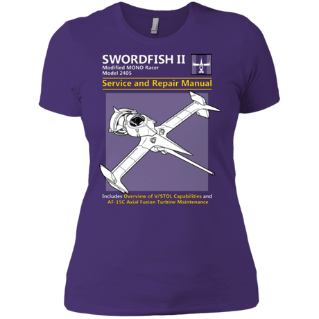 T-Shirts Purple / X-Small SWORDFISH SERVICE AND REPAIR MANUAL Women's Premium T-Shirt