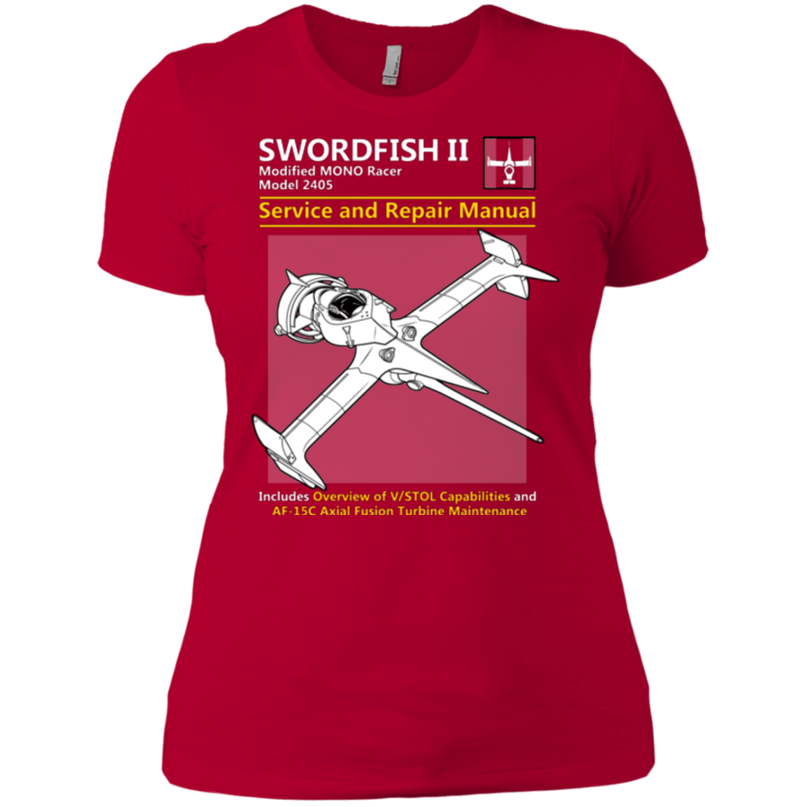 T-Shirts Red / X-Small SWORDFISH SERVICE AND REPAIR MANUAL Women's Premium T-Shirt