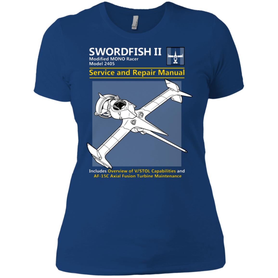 T-Shirts Royal / X-Small SWORDFISH SERVICE AND REPAIR MANUAL Women's Premium T-Shirt