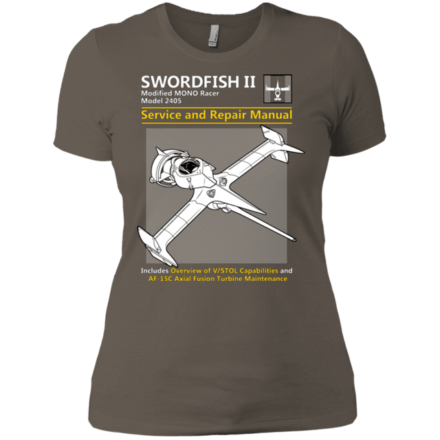 T-Shirts Warm Grey / X-Small SWORDFISH SERVICE AND REPAIR MANUAL Women's Premium T-Shirt