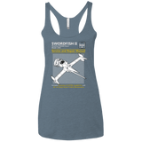 T-Shirts Indigo / X-Small SWORDFISH SERVICE AND REPAIR MANUAL Women's Triblend Racerback Tank