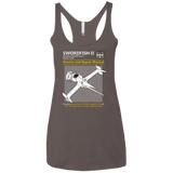 T-Shirts Macchiato / X-Small SWORDFISH SERVICE AND REPAIR MANUAL Women's Triblend Racerback Tank