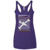 T-Shirts Purple / X-Small SWORDFISH SERVICE AND REPAIR MANUAL Women's Triblend Racerback Tank