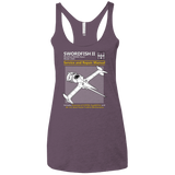 T-Shirts Vintage Purple / X-Small SWORDFISH SERVICE AND REPAIR MANUAL Women's Triblend Racerback Tank