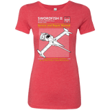 T-Shirts Vintage Red / Small SWORDFISH SERVICE AND REPAIR MANUAL Women's Triblend T-Shirt