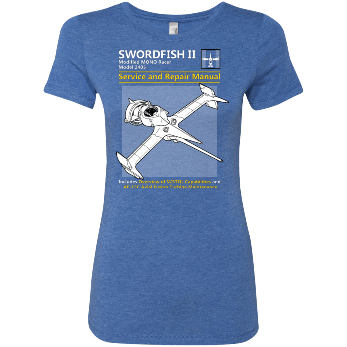 T-Shirts Vintage Royal / Small SWORDFISH SERVICE AND REPAIR MANUAL Women's Triblend T-Shirt