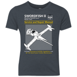 T-Shirts Vintage Navy / YXS SWORDFISH SERVICE AND REPAIR MANUAL Youth Triblend T-Shirt