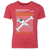 T-Shirts Vintage Red / YXS SWORDFISH SERVICE AND REPAIR MANUAL Youth Triblend T-Shirt