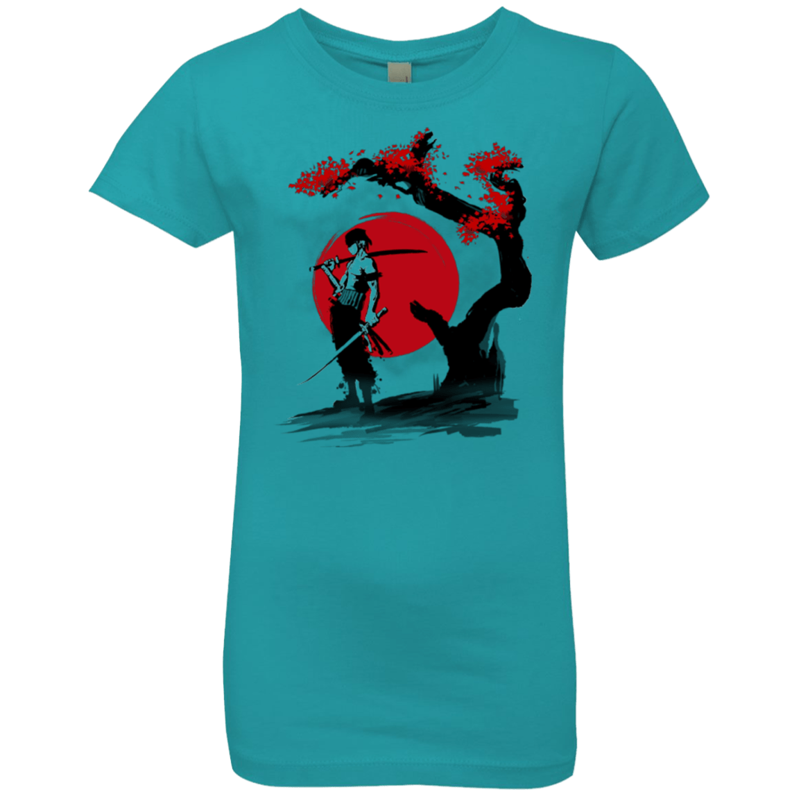 T-Shirts Tahiti Blue / YXS Swordsman Pirate Girls Premium T-Shirt