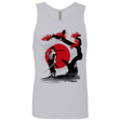 T-Shirts Heather Grey / Small Swordsman Pirate Men's Premium Tank Top