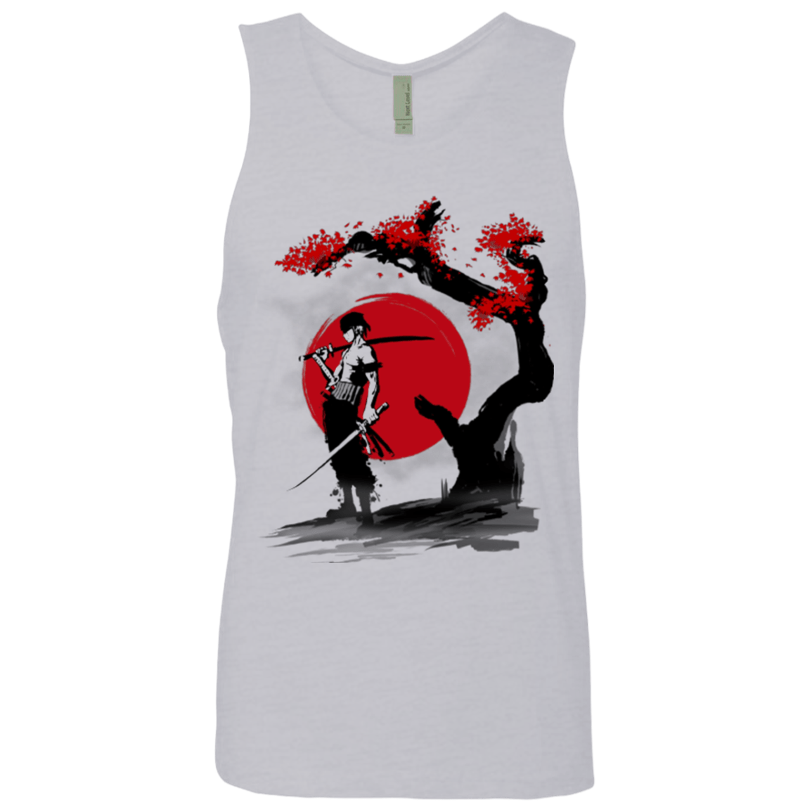 T-Shirts Heather Grey / Small Swordsman Pirate Men's Premium Tank Top