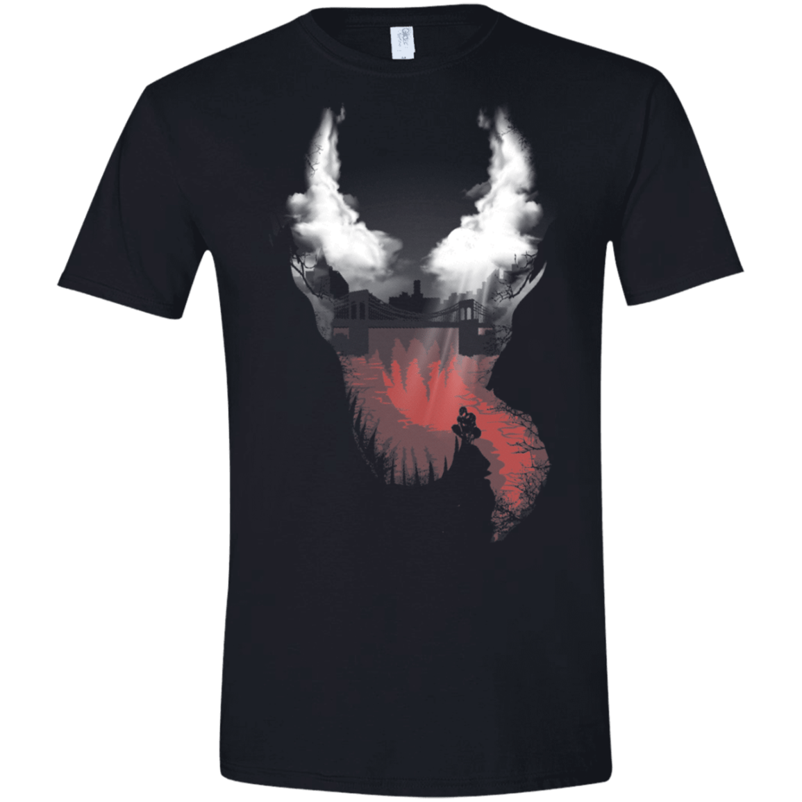 T-Shirts Black / X-Small Symbiote City Men's Semi-Fitted Softstyle