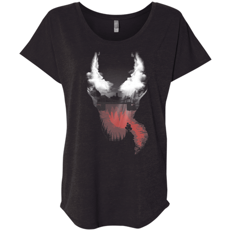 T-Shirts Vintage Black / X-Small Symbiote City Triblend Dolman Sleeve