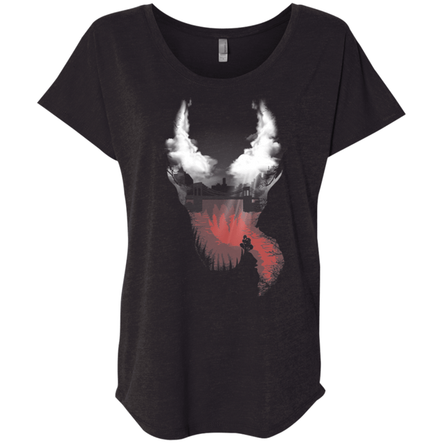 T-Shirts Vintage Black / X-Small Symbiote City Triblend Dolman Sleeve