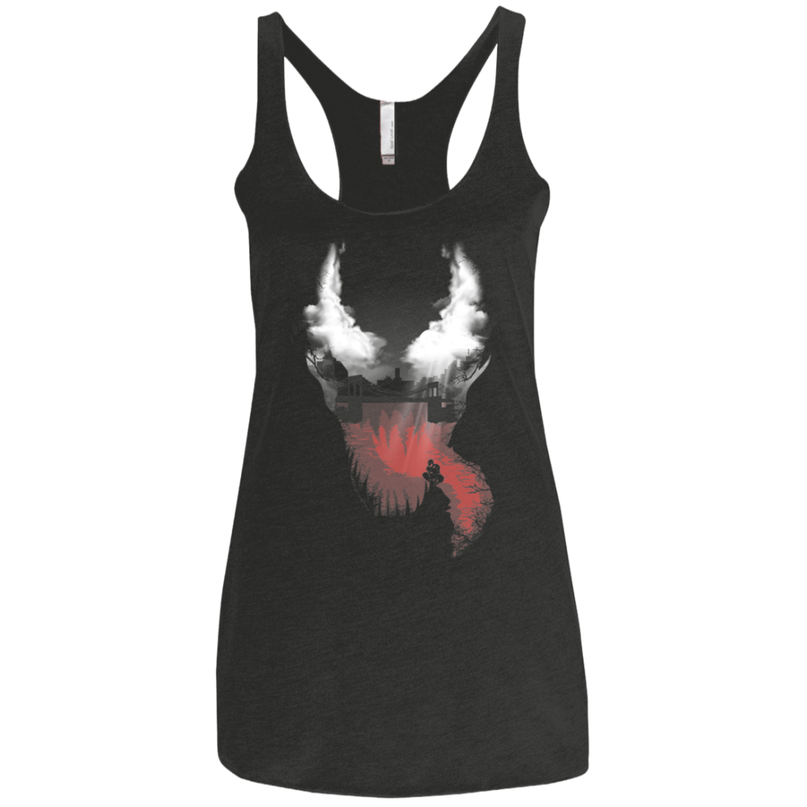 T-Shirts Vintage Black / X-Small Symbiote City Women's Triblend Racerback Tank