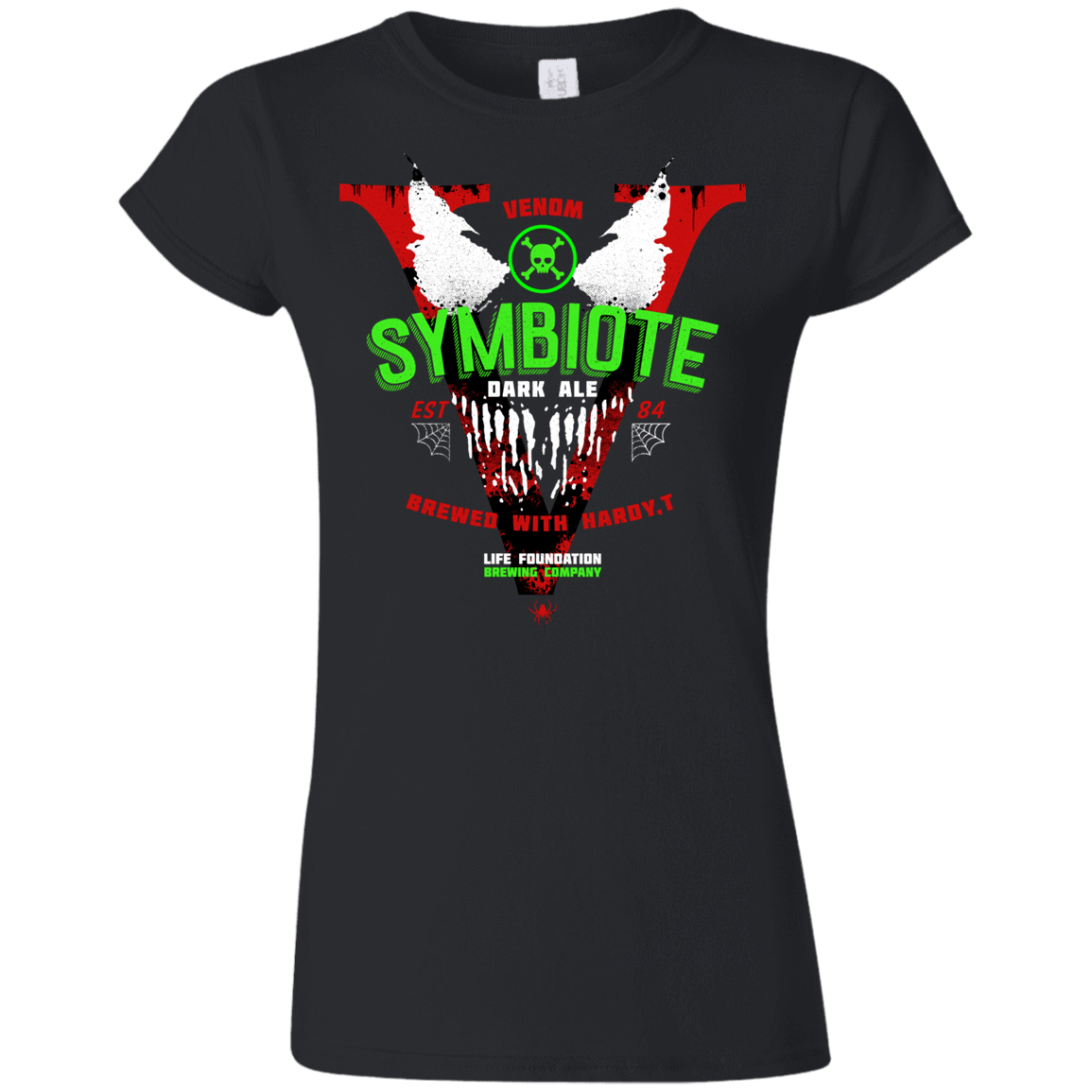 T-Shirts Black / S Symbiote Dark Ale Junior Slimmer-Fit T-Shirt