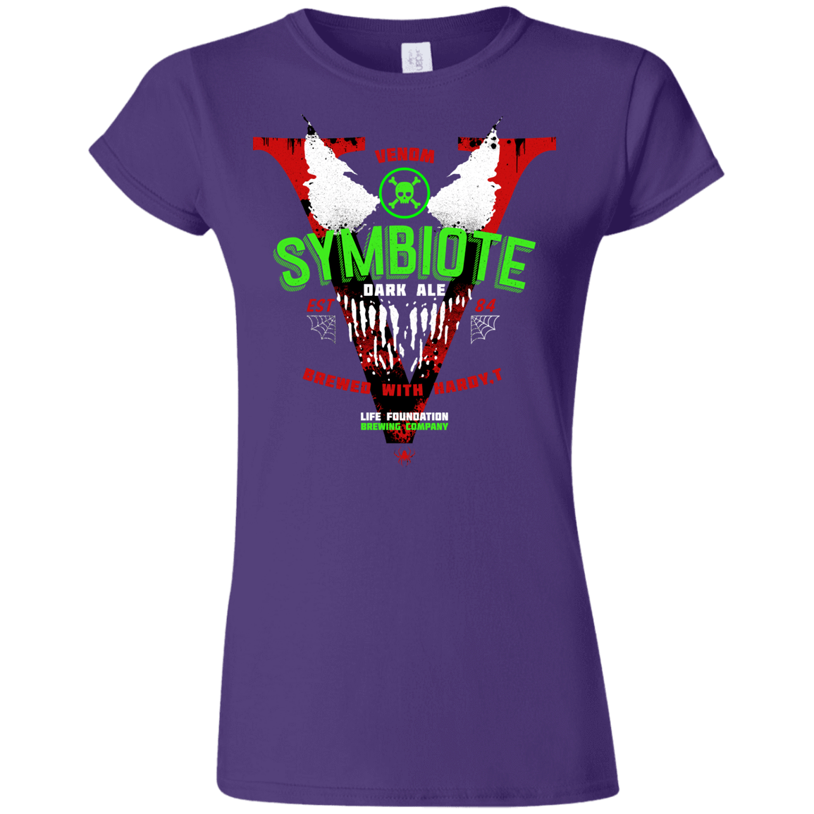 T-Shirts Purple / S Symbiote Dark Ale Junior Slimmer-Fit T-Shirt