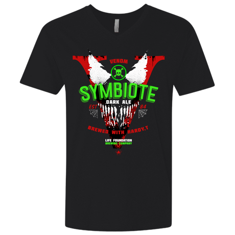 T-Shirts Black / X-Small Symbiote Dark Ale Men's Premium V-Neck