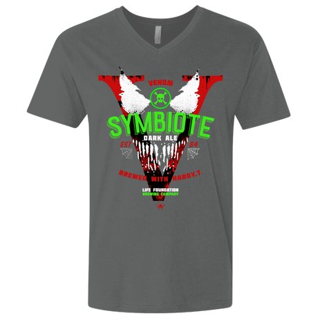 T-Shirts Heavy Metal / X-Small Symbiote Dark Ale Men's Premium V-Neck