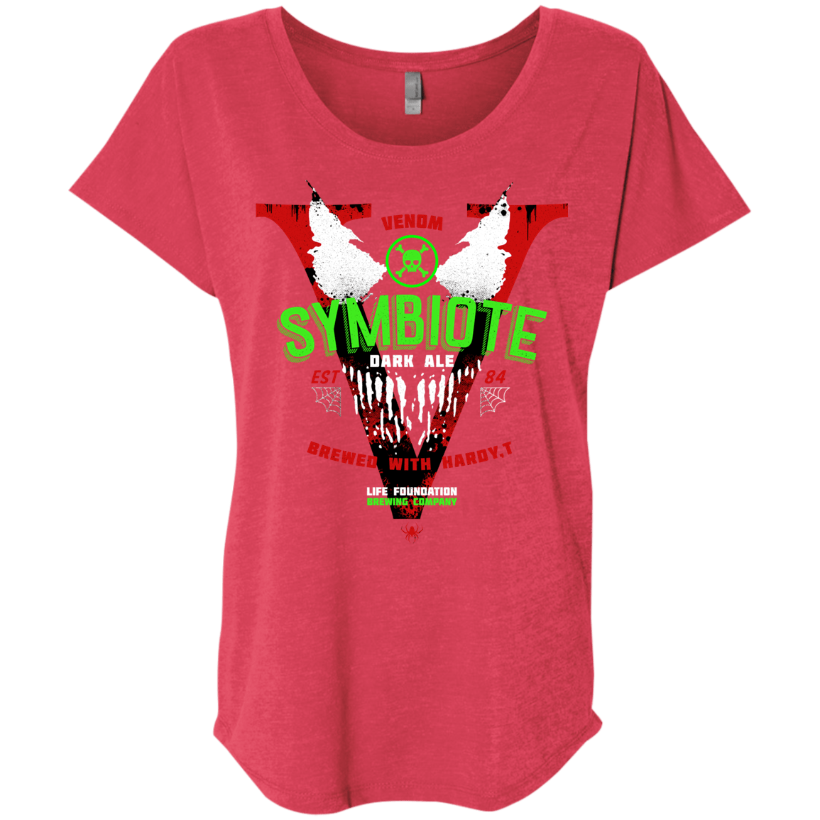 Symbiote Dark Ale Triblend Dolman Sleeve