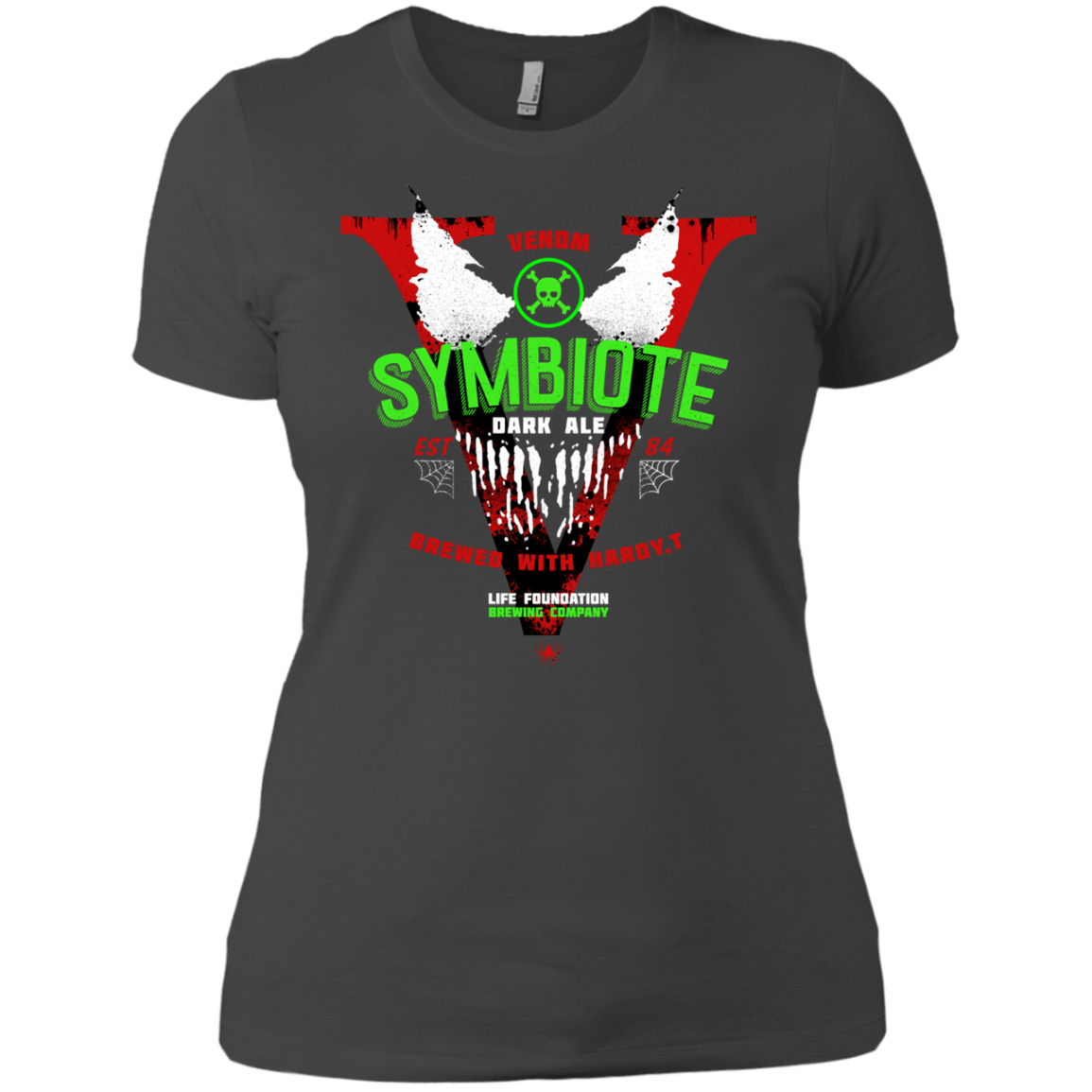 T-Shirts Heavy Metal / X-Small Symbiote Dark Ale Women's Premium T-Shirt