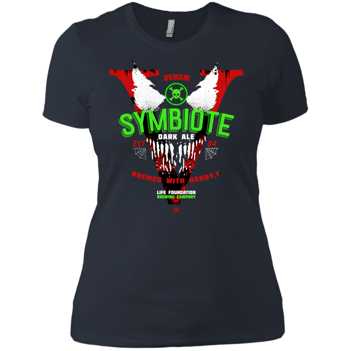 T-Shirts Indigo / X-Small Symbiote Dark Ale Women's Premium T-Shirt