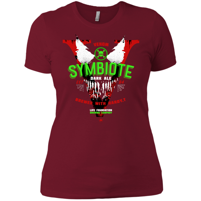 T-Shirts Scarlet / X-Small Symbiote Dark Ale Women's Premium T-Shirt