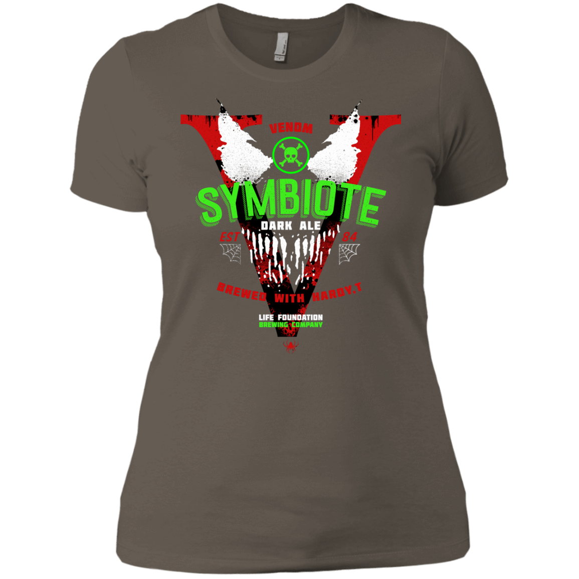 T-Shirts Warm Grey / X-Small Symbiote Dark Ale Women's Premium T-Shirt