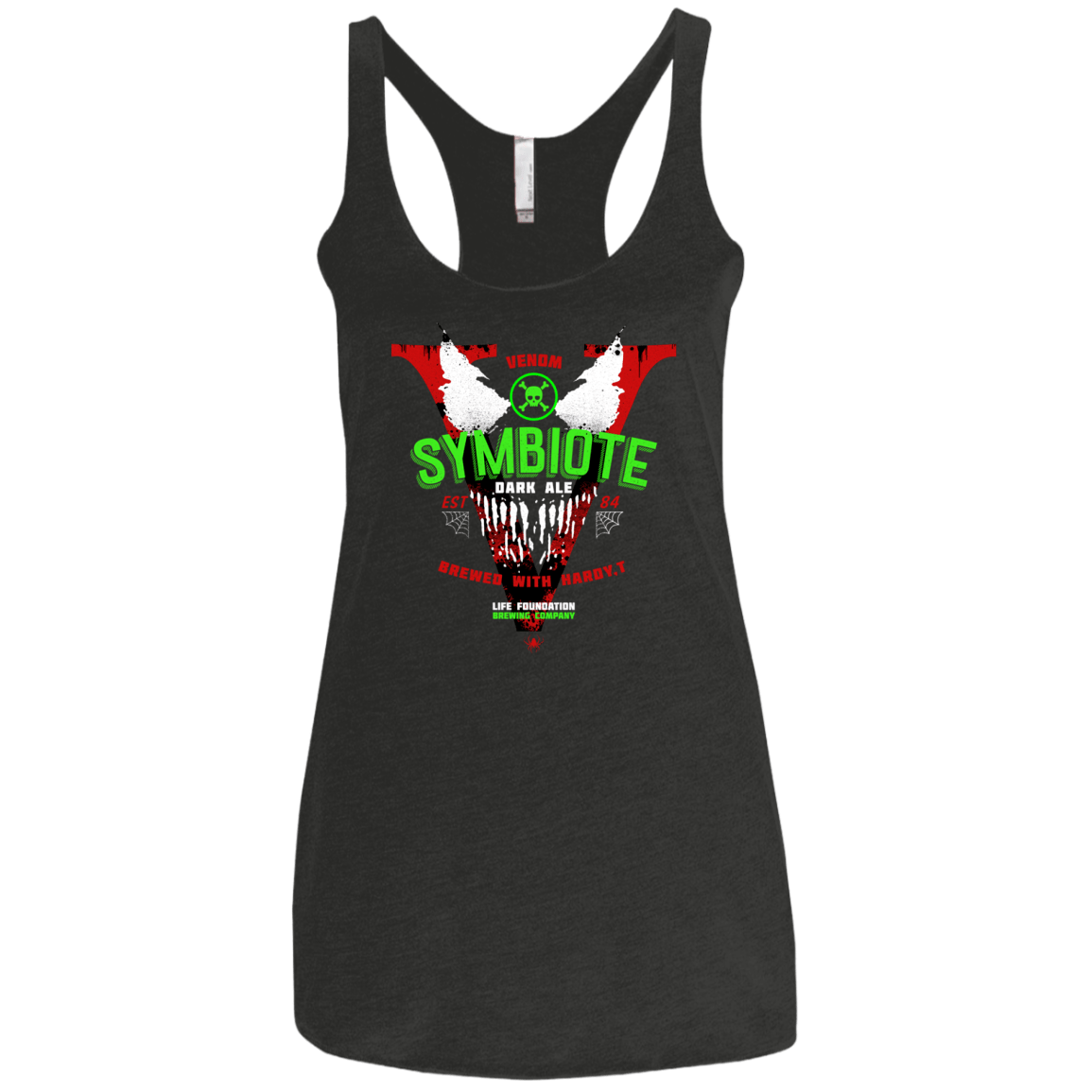 Symbiote Dark Ale Women's Triblend Racerback Tank
