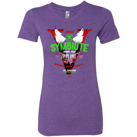 T-Shirts Purple Rush / S Symbiote Dark Ale Women's Triblend T-Shirt