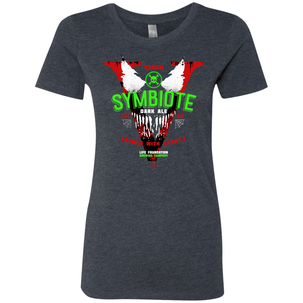 T-Shirts Vintage Navy / S Symbiote Dark Ale Women's Triblend T-Shirt