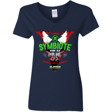 Symbiote Dark Ale Women's V-Neck T-Shirt