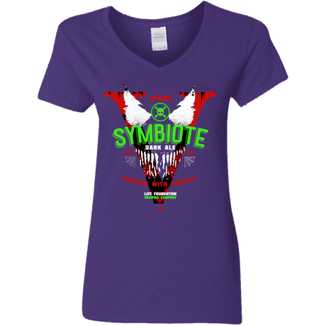 Symbiote Dark Ale Women's V-Neck T-Shirt