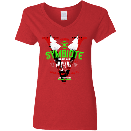 Symbiote Dark Ale Women's V-Neck T-Shirt