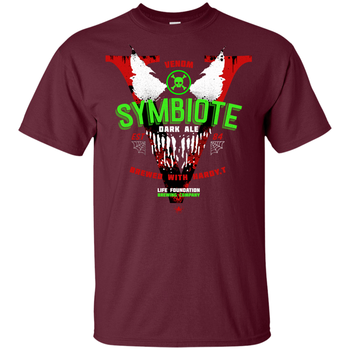 T-Shirts Maroon / YXS Symbiote Dark Ale Youth T-Shirt