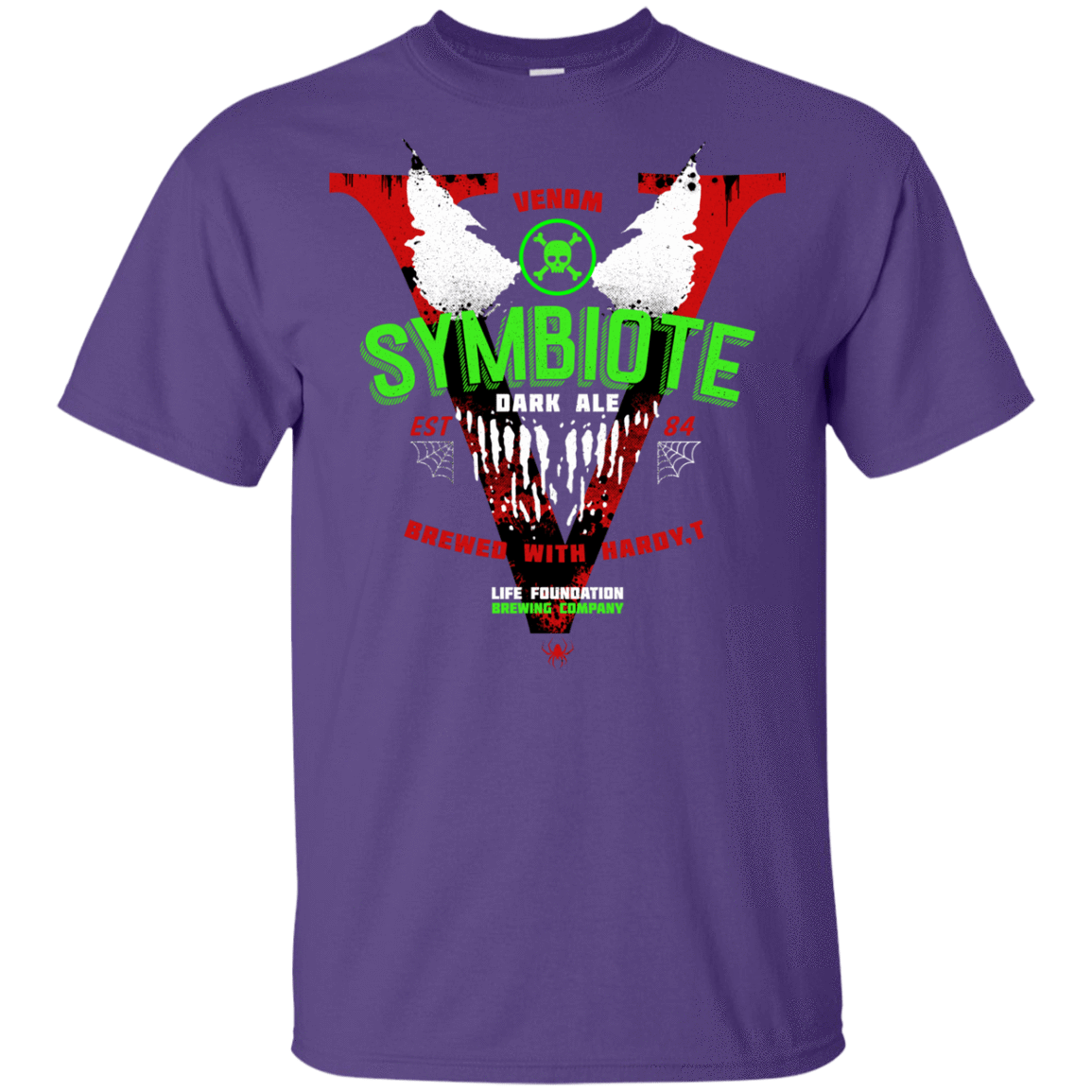 T-Shirts Purple / YXS Symbiote Dark Ale Youth T-Shirt