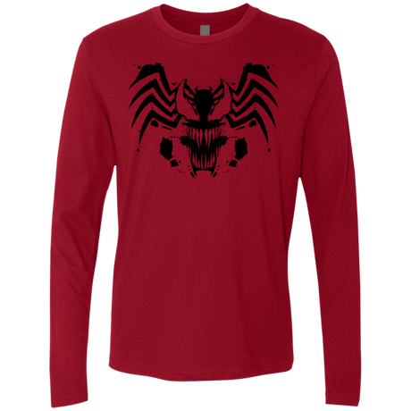 T-Shirts Cardinal / Small Symbiote Rorschach Men's Premium Long Sleeve