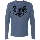 T-Shirts Indigo / Small Symbiote Rorschach Men's Premium Long Sleeve