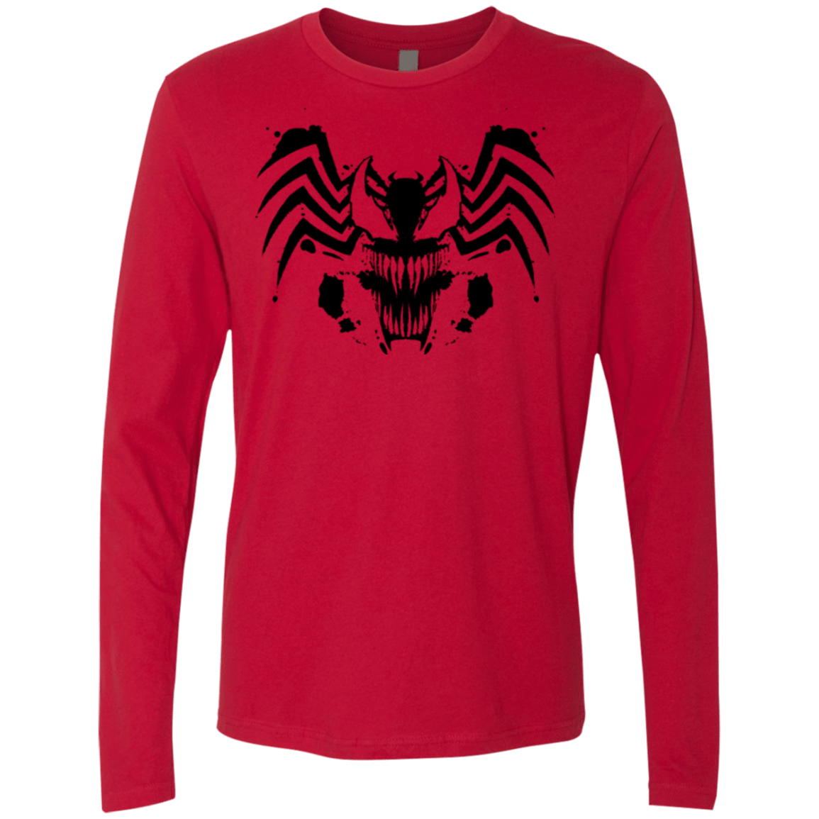 T-Shirts Red / Small Symbiote Rorschach Men's Premium Long Sleeve