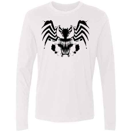 T-Shirts White / Small Symbiote Rorschach Men's Premium Long Sleeve