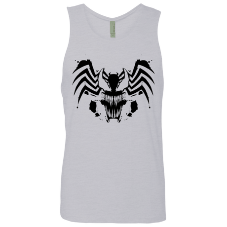 T-Shirts Heather Grey / Small Symbiote Rorschach Men's Premium Tank Top