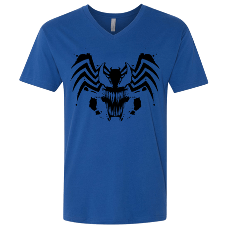 T-Shirts Royal / X-Small Symbiote Rorschach Men's Premium V-Neck